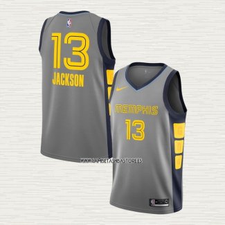 Jaren Jackson Jr. NO 13 Camiseta Memphis Grizzlies Ciudad Gris