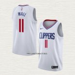 John Wall NO 11 Camiseta Los Angeles Clippers Association 2020-21 Blanco