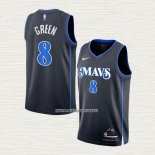 Josh Green NO 8 Camiseta Dallas Mavericks Ciudad 2023-24 Azul