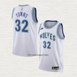 Karl-Anthony Towns NO 32 Camiseta Minnesota Timberwolves Classic 2023-24 Blanco