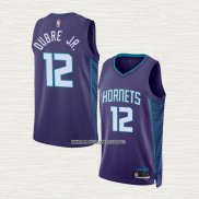Kelly Oubre JR. NO 12 Camiseta Charlotte Hornets Statement 2022-23 Violeta