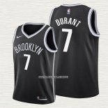 Kevin Durant NO 7 Camiseta Nino Brooklyn Nets Icon 2019 Negro