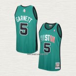 Kevin Garnett NO 5 Camiseta Boston Celtics Mitchell & Ness Verde