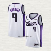 Kevin Huerter NO 9 Camiseta Sacramento Kings Association 2023-24 Blanco