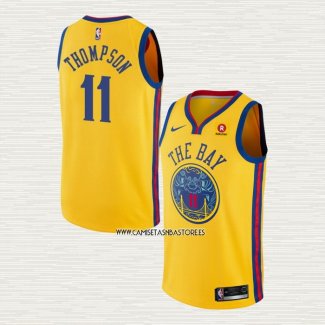 Klay Thompson NO 11 Camiseta Golden State Warriors Ciudad Amarillo