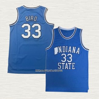 Larry Bird NO 33 Camiseta Boston Celtics Retro Azul