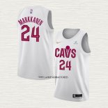 Lauri Markkanen NO 24 Camiseta Cleveland Cavaliers Association 2022-23 Blanco