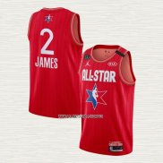 Lebron James NO 2 Camiseta Los Angeles Lakers All Star 2020 Rojo