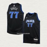 Luka Doncic NO 77 Camiseta Nino Dallas Mavericks Ciudad 2023-24 Azul