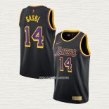 Marc Gasol NO 14 Camiseta Los Angeles Lakers Earned 2020-21 Negro