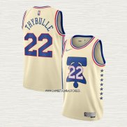 Matisse Thybulle NO 22 Camiseta Philadelphia 76ers Earned 2020-21 Crema