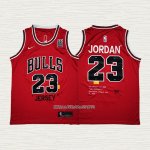 Michael Jordan NO 23 Camiseta Chicago Bulls Retro Rojo