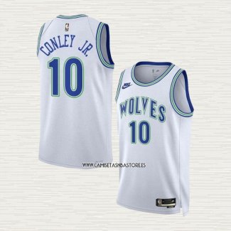 Mike Conley JR. NO 10 Camiseta Minnesota Timberwolves Classic 2023-24 Blanco