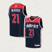 Moritz Wagner Camiseta Nino Washington Wizards Association 2020-21 Azul