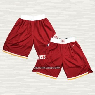 Pantalone Houston Rockets Hardwood Classics Rojo