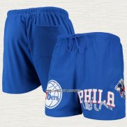 Pantalone Philadelphia 76ers Pro Standard Mesh Capsule Azul