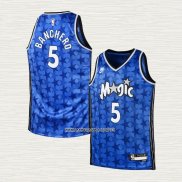 Paolo Banchero NO 5 Camiseta Nino Orlando Magic Classic 2023-24 Azul