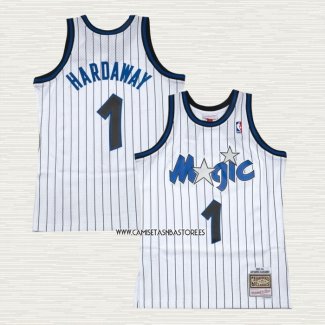 Penny Hardaway NO 1 Camiseta Orlando Magic Hardwood Classics Throwback Blanco