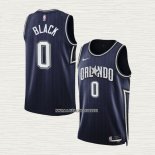 Anthony Black NO 0 Camiseta Orlando Magic Ciudad 2023-24 Azul