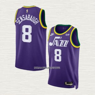 Brice Sensabaugh NO 8 Camiseta Utah Jazz Classic 2023-24 Violeta