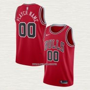 Camiseta Chicago Bulls Personalizada Icon Rojo