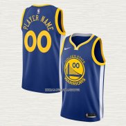 Camiseta Golden State Warriors Personalizada Icon 2018-19 Azul