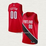 Camiseta Portland Trail Blazers Personalizada Statement Rojo