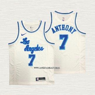 Carmelo Anthony NO 7 Camiseta Los Angeles Lakers Classic 2019-20 Blanco