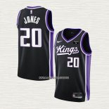 Colby Jones NO 20 Camiseta Sacramento Kings Icon 2023-24 Negro