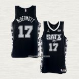 Doug Mcdermott NO 17 Camiseta San Antonio Spurs Statement 2022-23 Negro