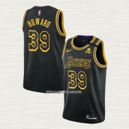 Dwight Howard NO 39 Camiseta Los Angeles Lakers Mamba 2021-22 Negro