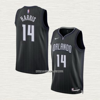 Gary Harris NO 14 Camiseta Orlando Magic Ciudad 2022-23 Negro