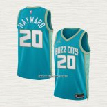 Gordon Hayward NO 20 Camiseta Charlotte Hornets Ciudad 2023-24 Verde