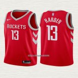 James Harden NO 13 Camiseta Nino Houston Rockets Icon 2017-18 Rojo