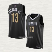Jaren Jackson JR. NO 13 Camiseta Memphis Grizzlies Ciudad 2023-24 Negro
