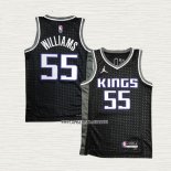 Jason Williams NO 55 Camiseta Sacramento Kings Statement 2020-21 Negro
