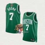 Jaylen Brown NO 7 Camiseta Boston Celtics Icon 2022 NBA Finals Verde