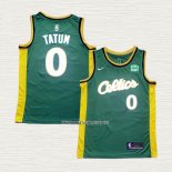 Jayson Tatum NO 0 Camiseta Boston Celtics 2022-23 Verde