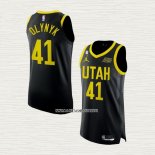 Kelly Olynyk NO 41 Camiseta Utah Jazz Statement Autentico 2022-23 Negro