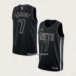 Kevin Durant NO 7 Camiseta Brooklyn Nets Statement 2022-23 Negro