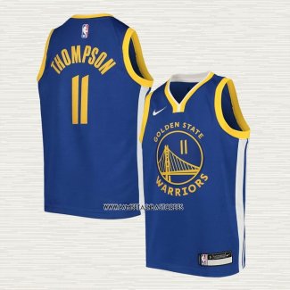 Klay Thompson NO 11 Camiseta Nino Golden State Warriors Icon Azul