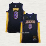 Kobe Bryant NO 8 Camiseta Los Angeles Lakers Retirement 2018 Negro