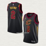 Kyrie Irving NO 2 Camiseta Cleveland Cavaliers Statement 2020-21 Negro