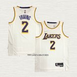 Kyrie Irving NO 2 Camiseta Los Angeles Lakers Association Blanco