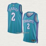 Larry Johnson NO 2 Camiseta Charlotte Hornets Classic 2023-24 Verde