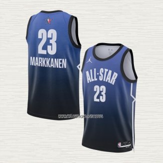 Lauri Markkanen NO 23 Camiseta Utah Jazz All Star 2023 Azul