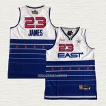 LeBron James NO 23 Camiseta All Star 2006 Azul Blanco