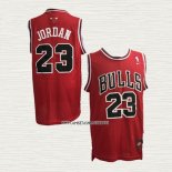 Michael Jordan NO 23 Camiseta Chicago Bulls Retro Rojo3