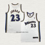 Michael Jordan NO 23 Camiseta Washington Wizards Retro Blanco