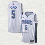 Mohamed Bamba NO 5 Camiseta Orlando Magic Icon 2019-20 Blanco